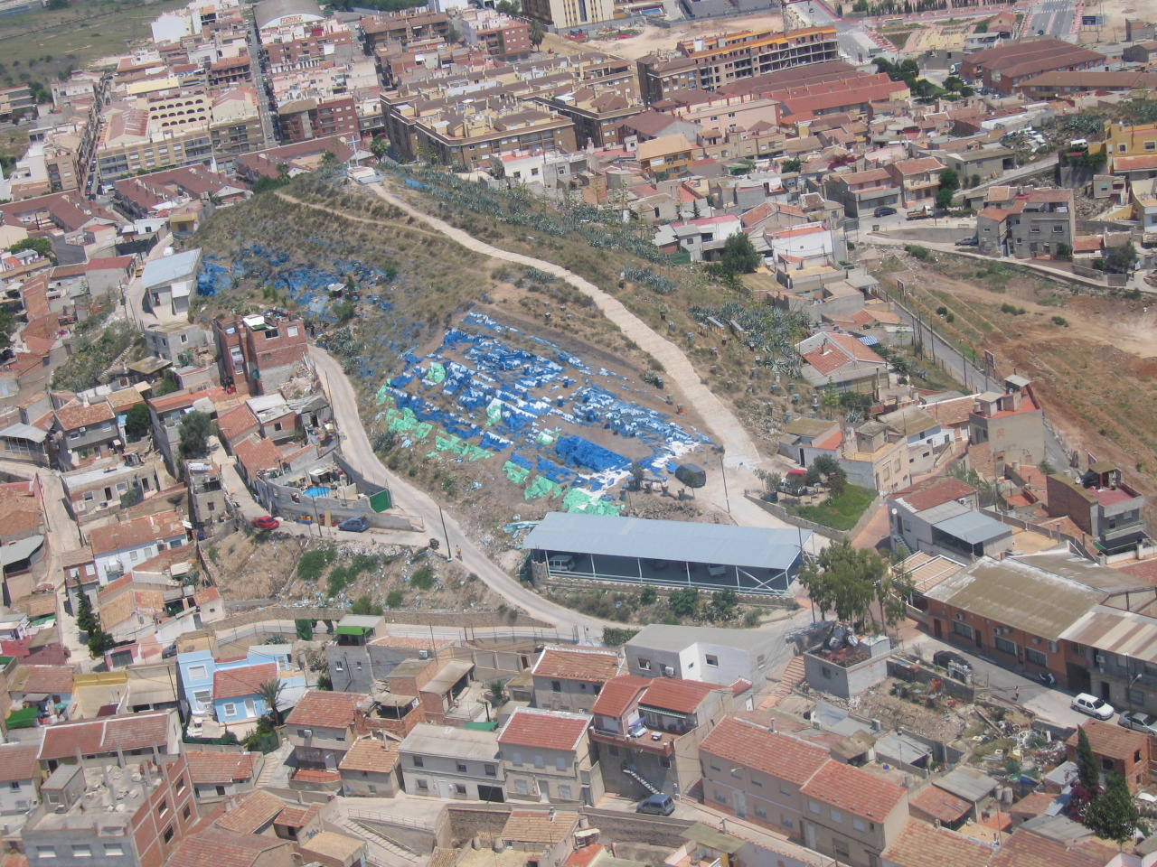Plano aéreo de la obra, fechado en 2015.