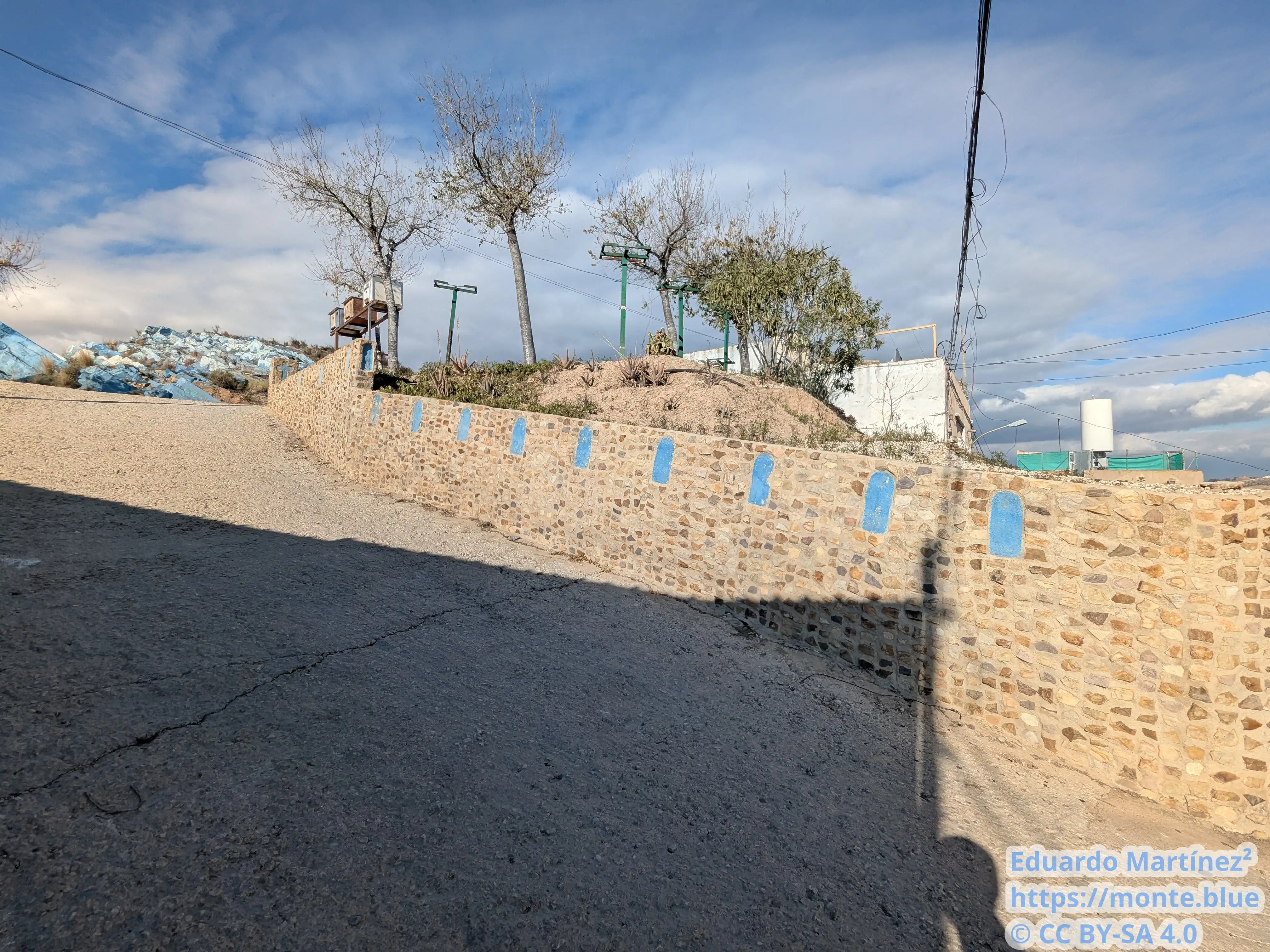 Inicio de la subida a la cruz, diciembre 2024.